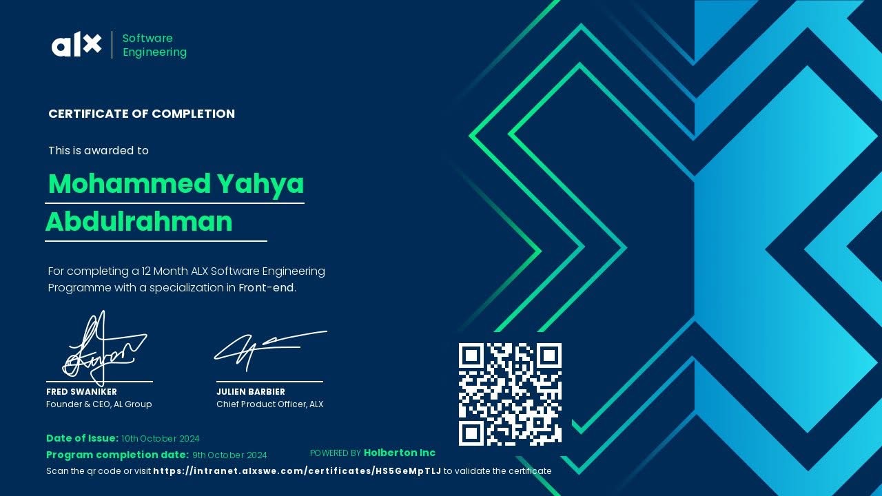 Certificate 1